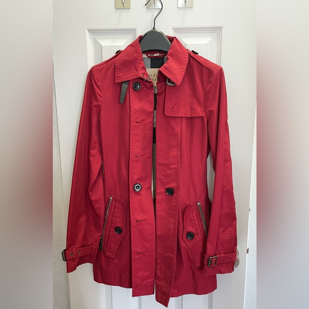 BURBERRY BRIT SIZE 2 TRENCHCOAT